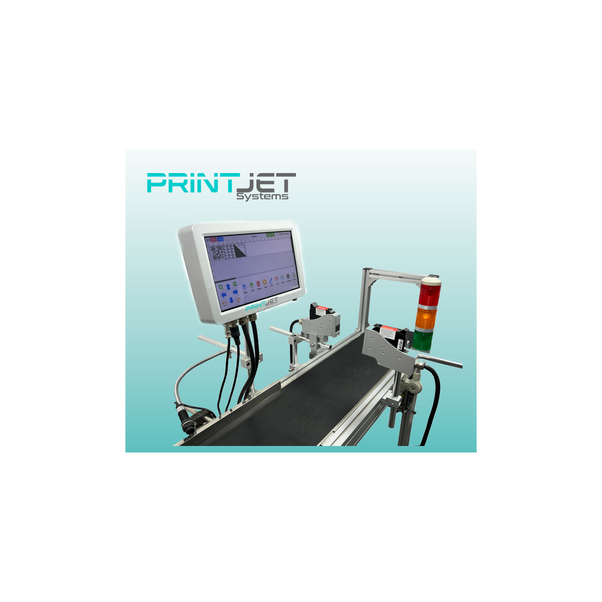 PrintJet G2001+ 10Zoll 1 Kopf Drucksystem 25,4mm