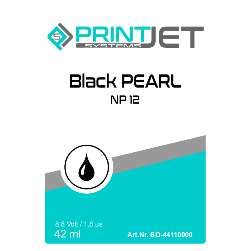 Black Pearl - HP 45 Solvent Tinte Schwarz NP 12