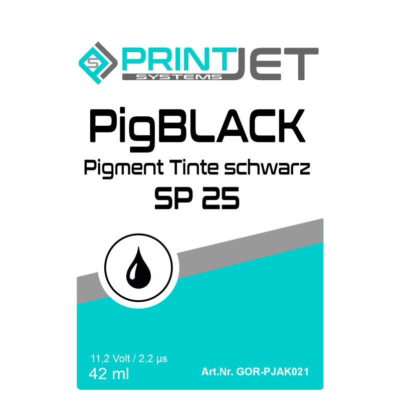 PigmentBlack - SP12 Wasserbasis Pigment Tinte für...