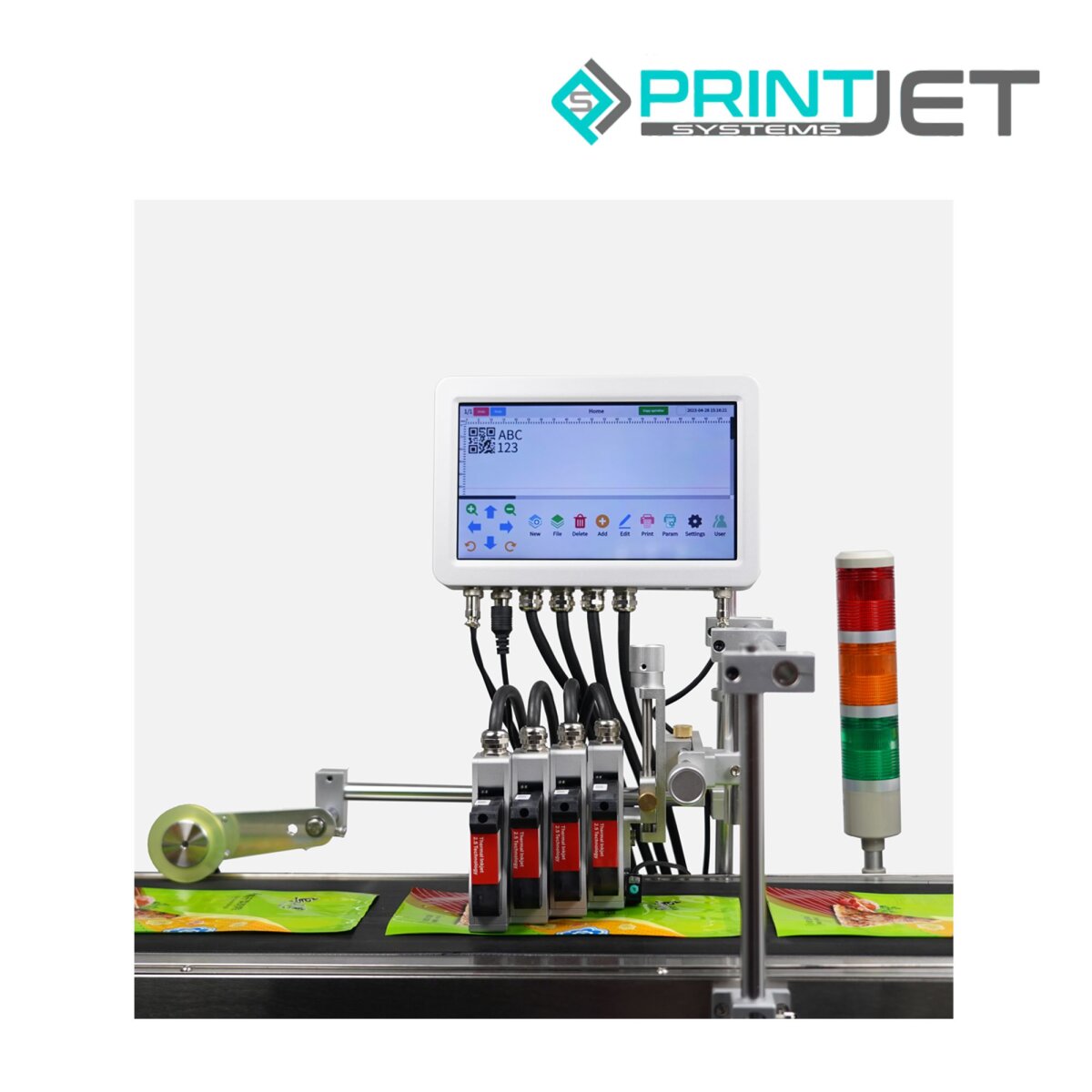 PrintJet G2002+ 10Zoll 2 Kopf Drucksystem 50,8mm